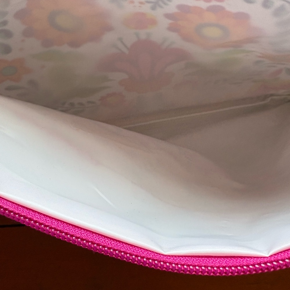Floral Pink Swim Suit Dry Sack Smartphone Touch Screen Water Protection Pouch - Picture 3 of 8